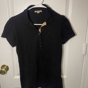 Womens Burberry collard shirt